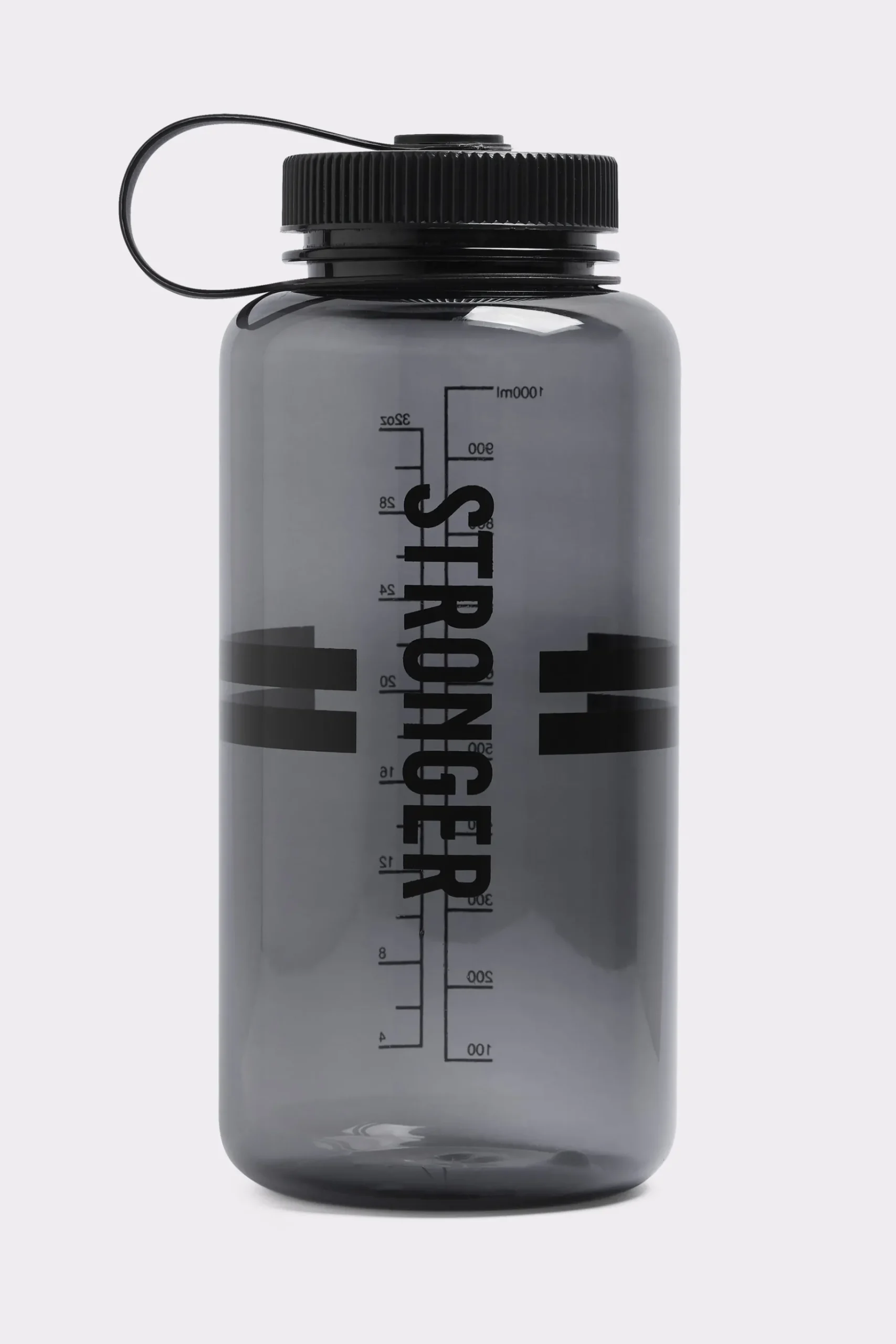 Discount STRONGER Clear Waterfles 1000ml Black