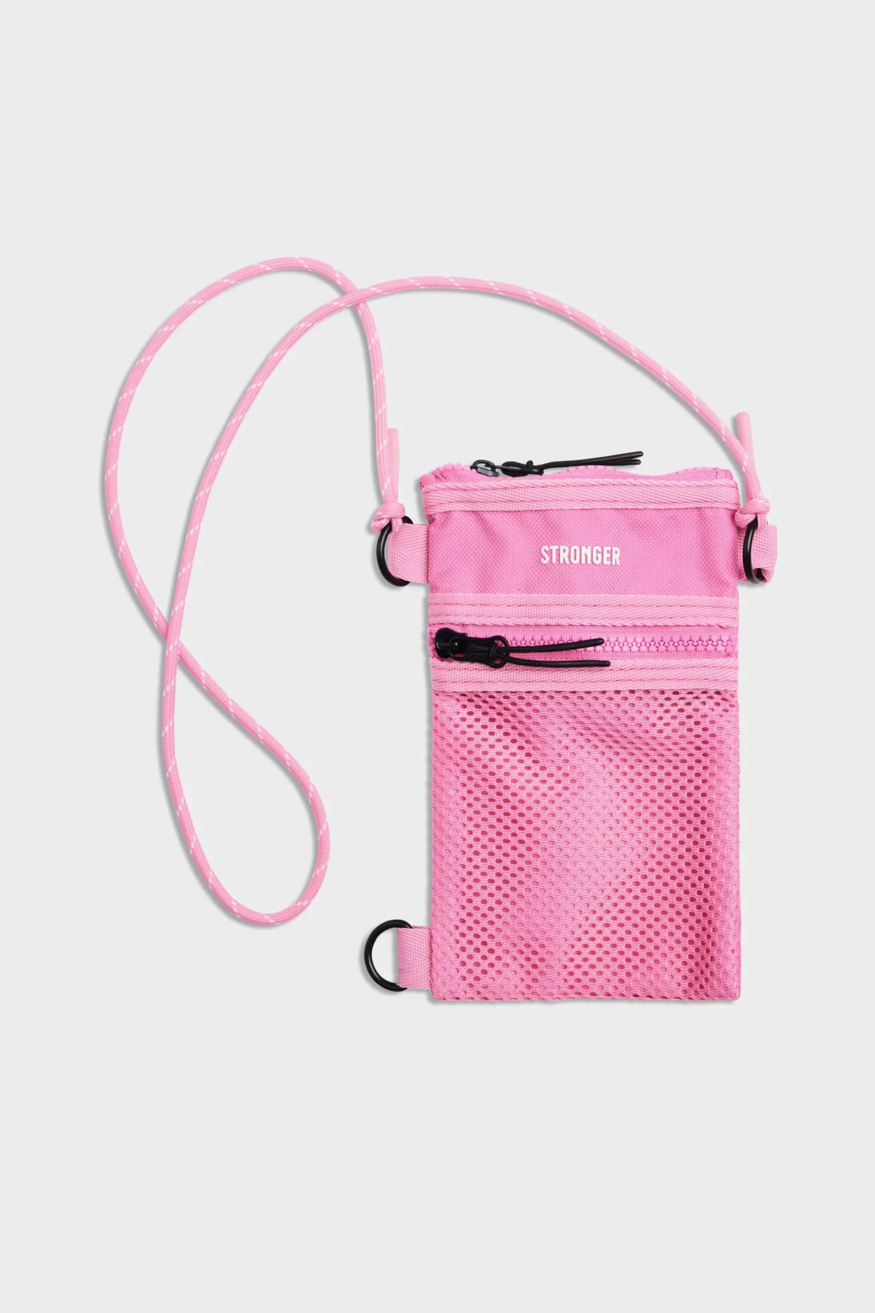 Discount STRONGER Crossbody Net Bag Pink
