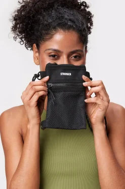 Hot STRONGER Crossbody Net Bag Black