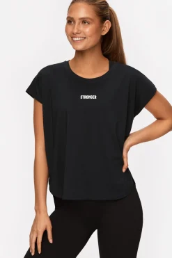 Clearance STRONGER Drop T-shirt Black