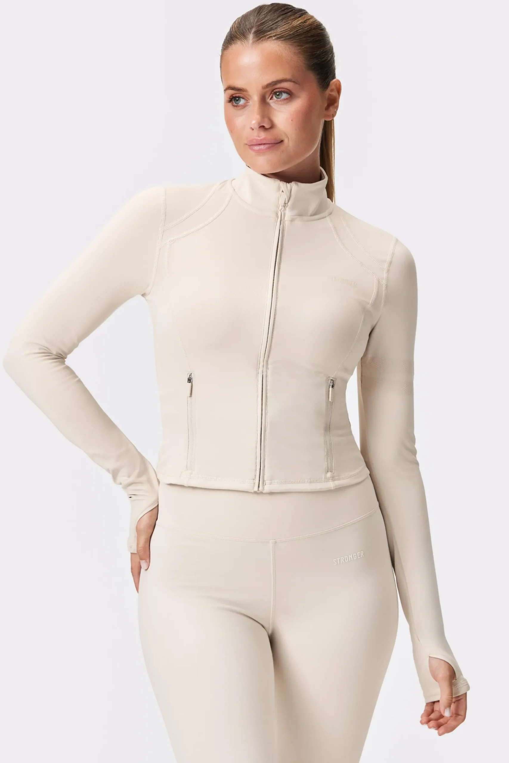 Clearance STRONGER Figure Zip Jas Moonbeam