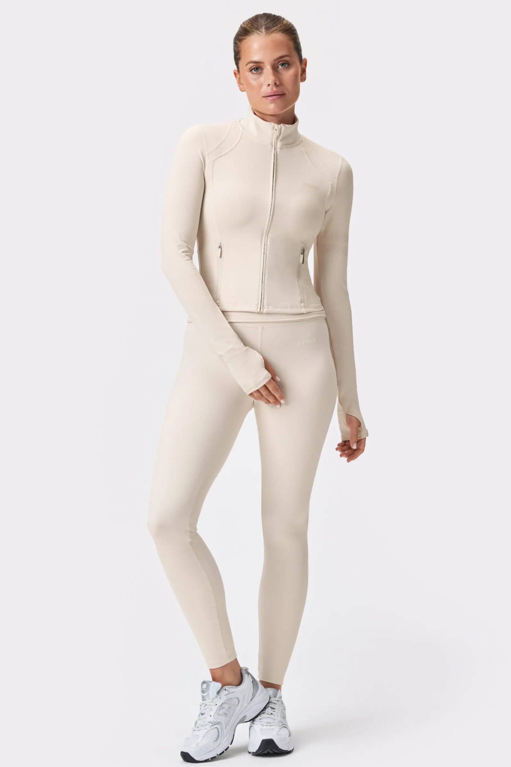 Clearance STRONGER Figure Zip Jas Moonbeam