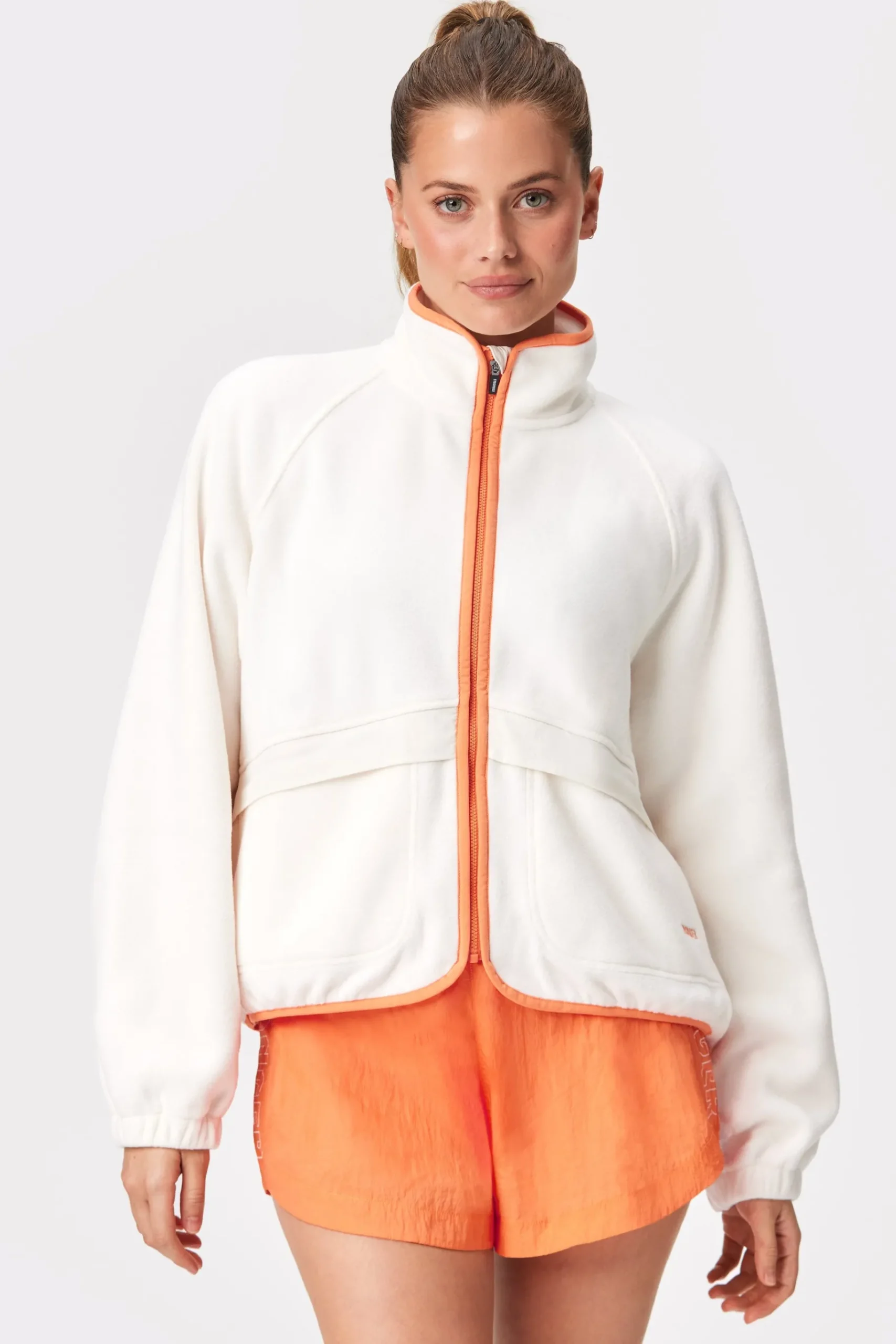 New STRONGER Fleece Jacket Whisper White