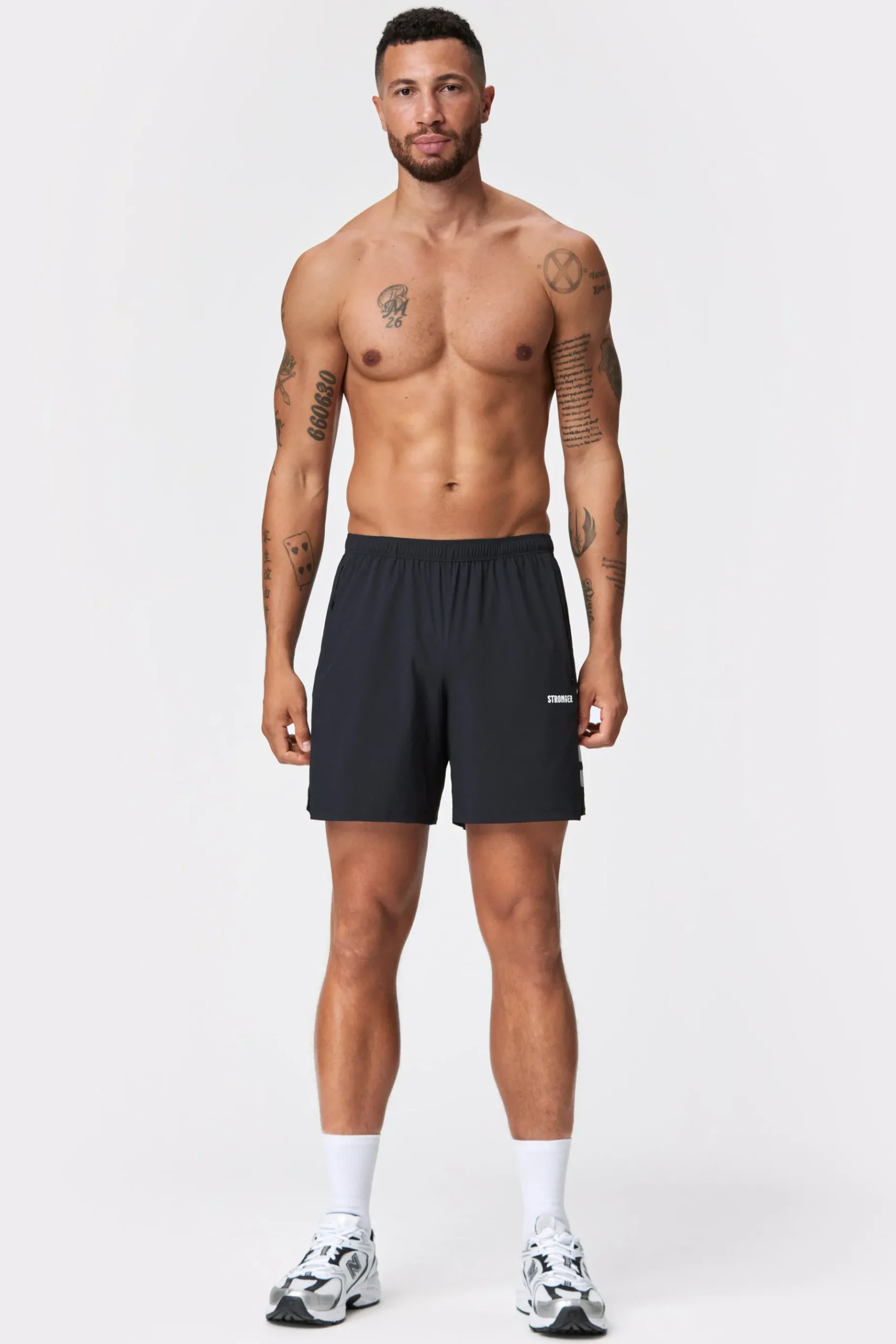 Hot STRONGER Hero Male Korte Broek Black