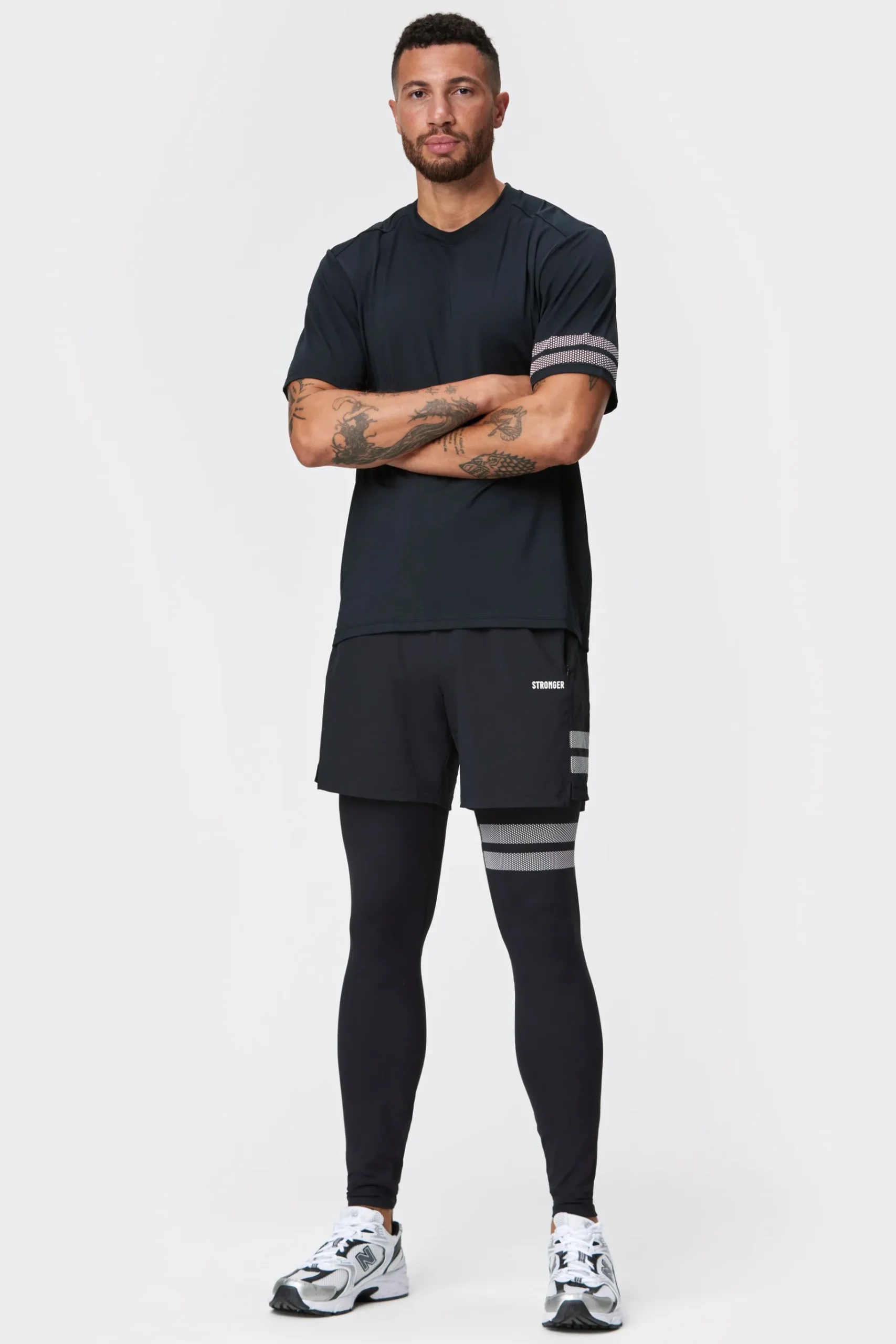 Hot STRONGER Hero Male Korte Broek Black