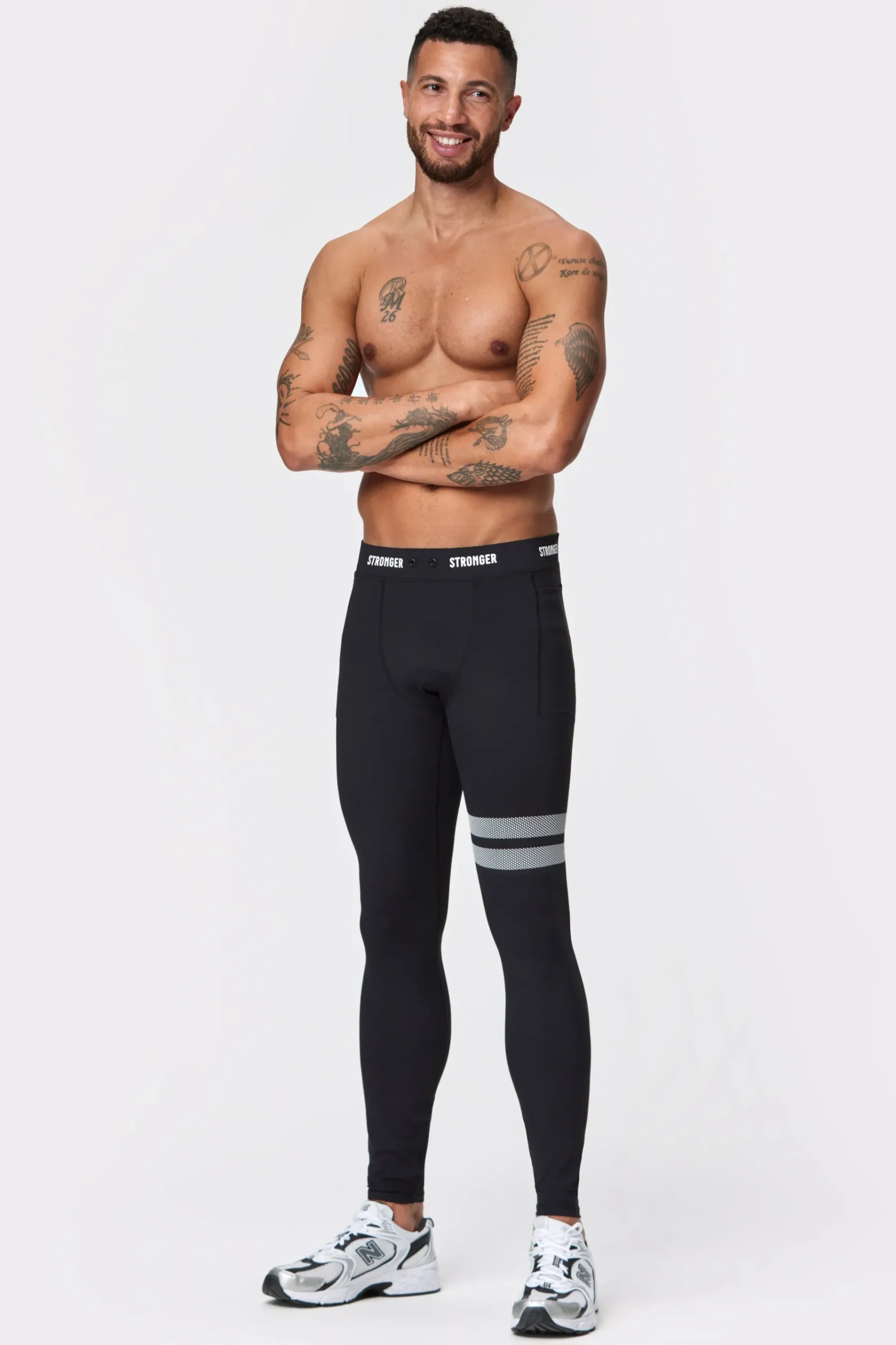 Best STRONGER Hero Male Legging Black