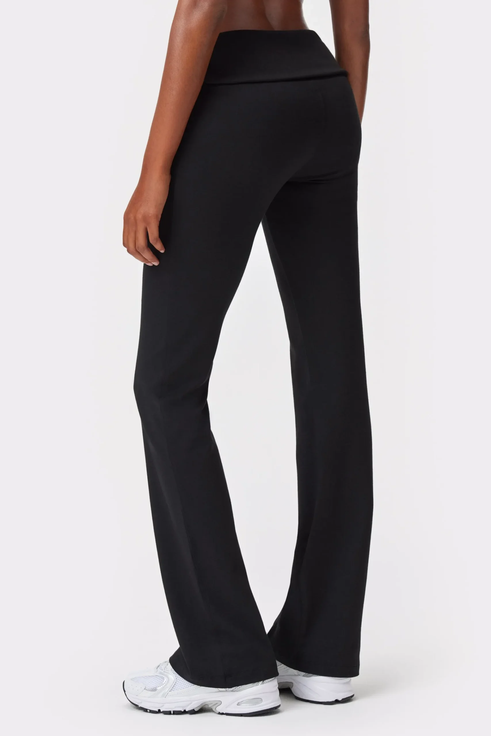 Online STRONGER Jersey Flared Legging Black