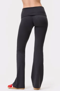 Outlet STRONGER Jersey Flared Legging Bristol Black