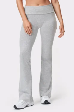 Outlet STRONGER Jersey Flared Legging Grey Melange
