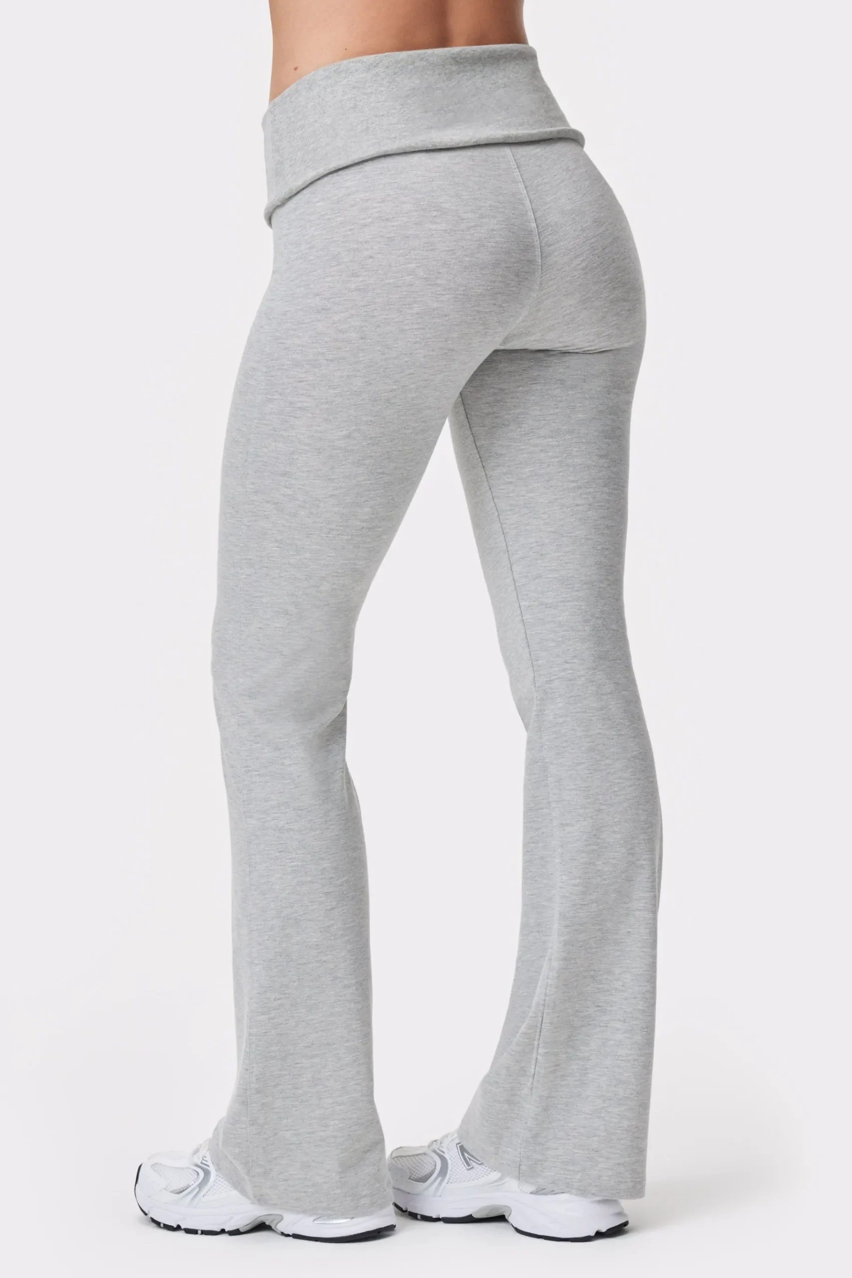 Outlet STRONGER Jersey Flared Legging Grey Melange