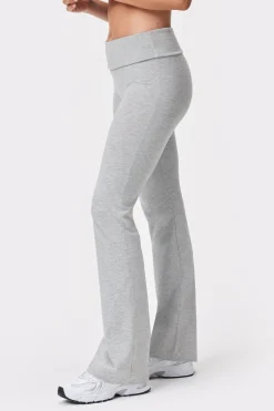 Outlet STRONGER Jersey Flared Legging Grey Melange