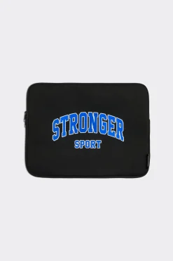 Online STRONGER Lap Top Case Black