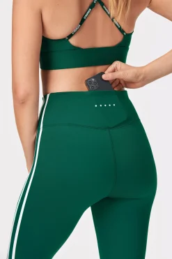 Online STRONGER Logo Lines Legging Aventurine