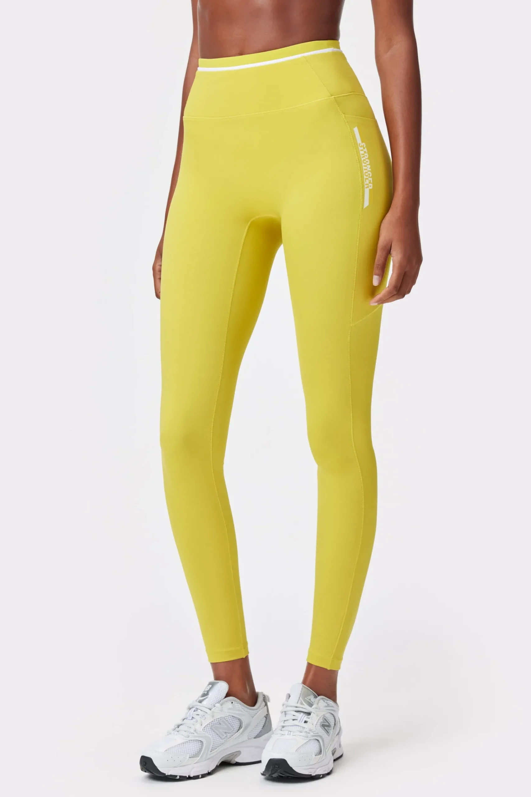 Hot STRONGER Logo Pocket Leggings Snake Eye