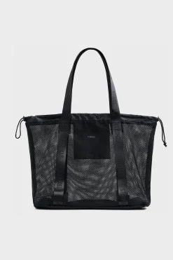 Discount STRONGER Net Tote Bag Black