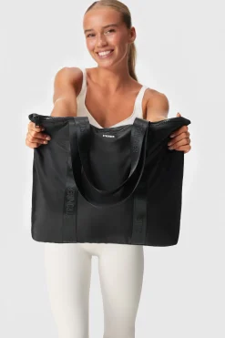 Fashion STRONGER Nylon Tote Bag Black