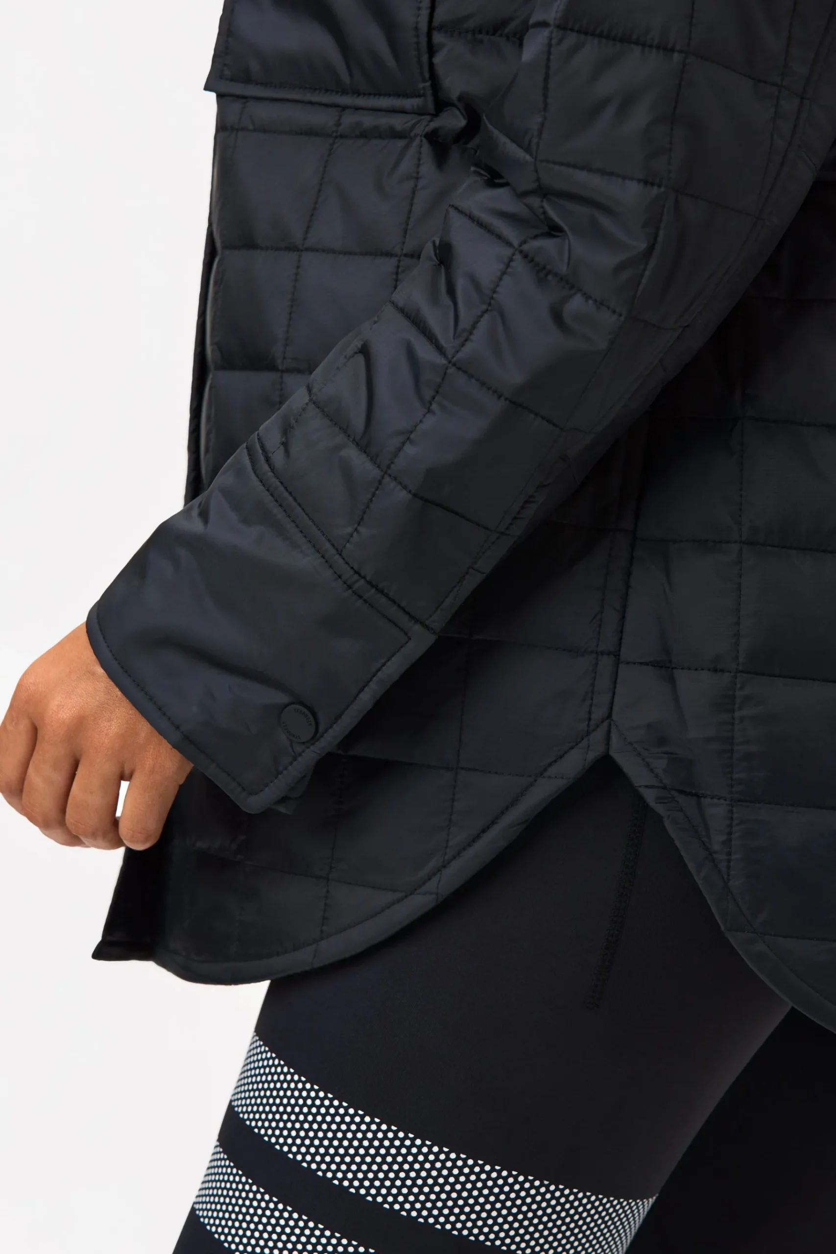 Sale STRONGER Overshirt Padded Jacket Black