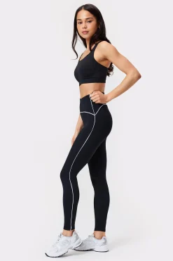 Clearance STRONGER Piping Legging Black