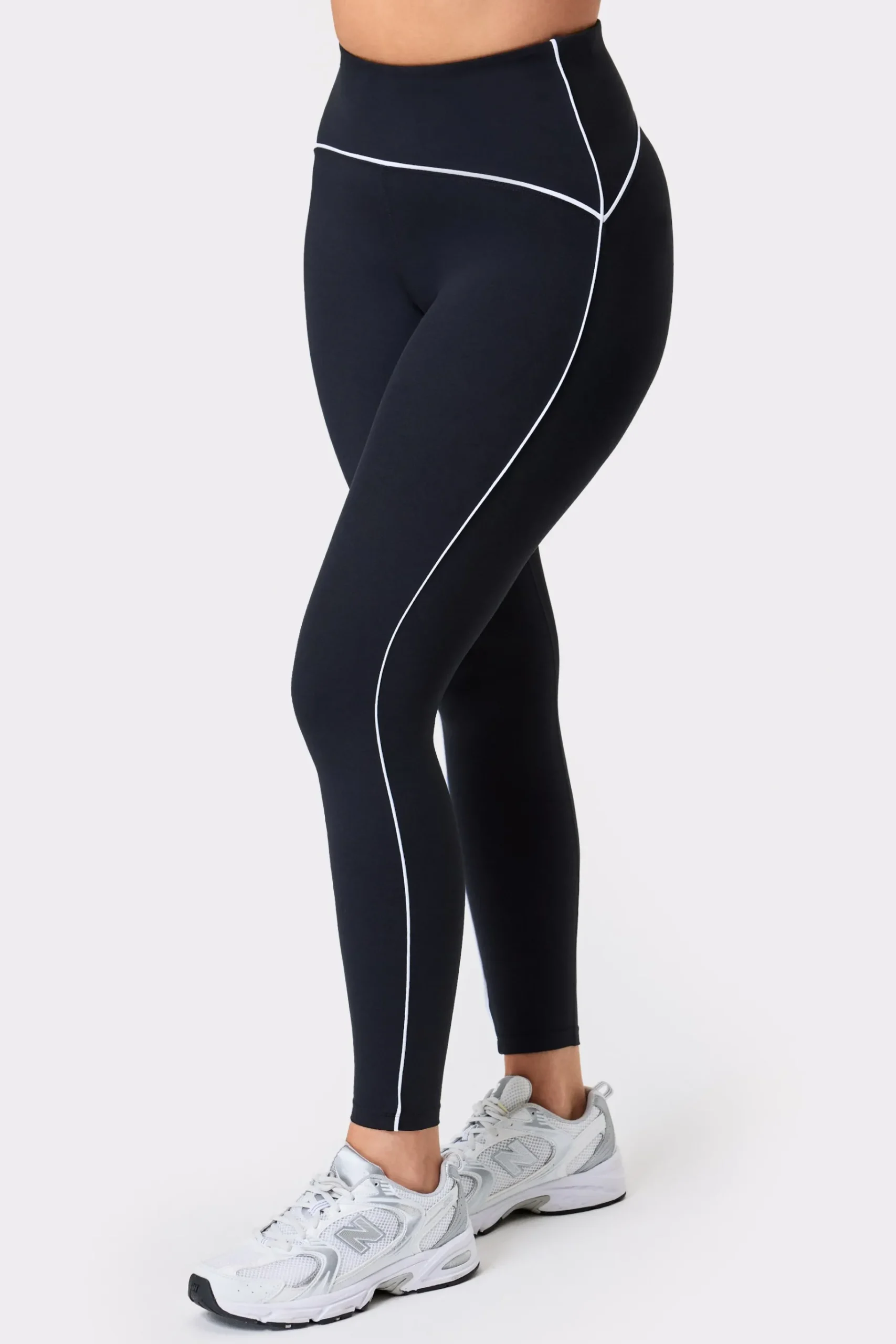 Clearance STRONGER Piping Legging Black