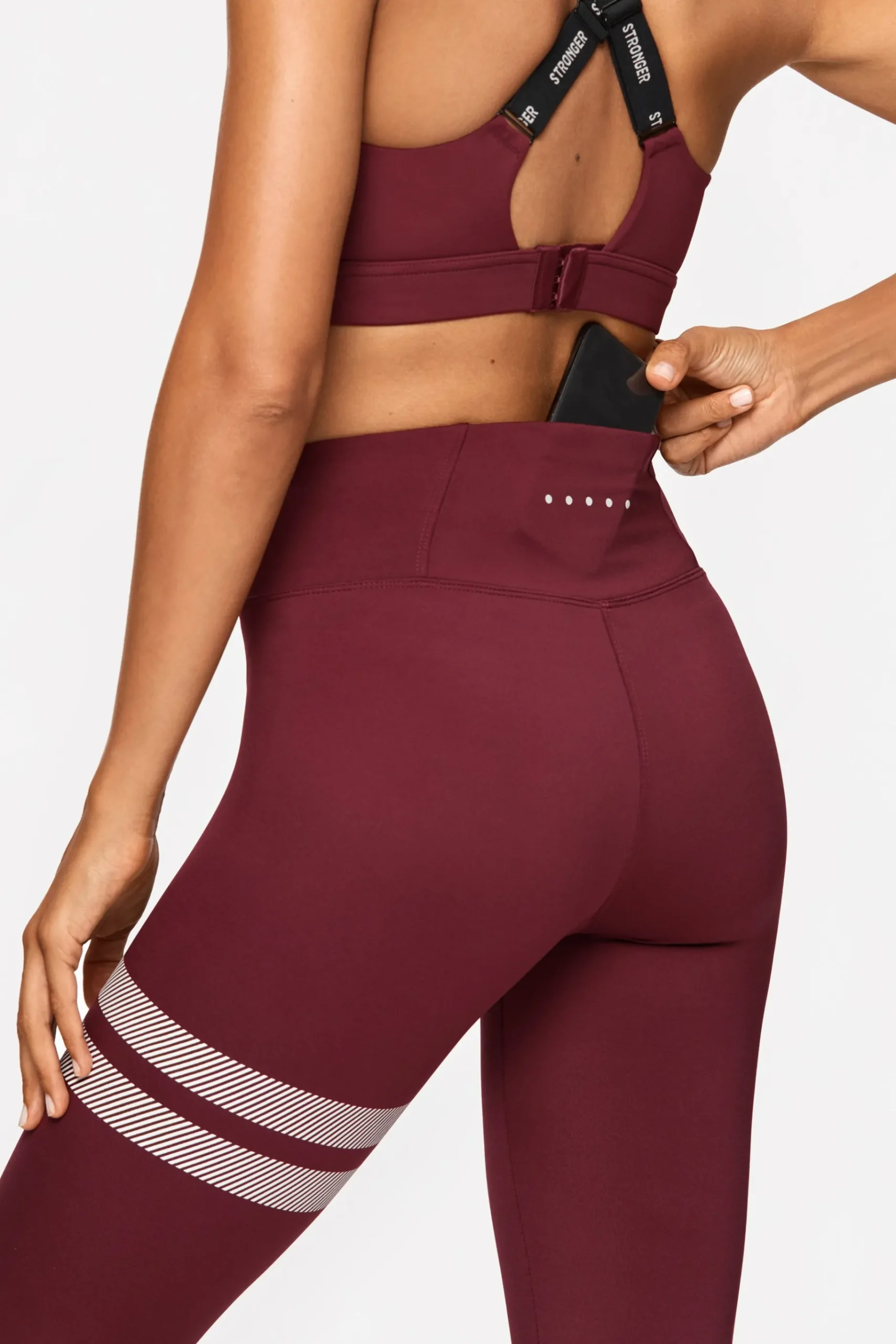 Online STRONGER Power Legging Zinfandel