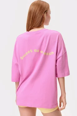 Clearance STRONGER Quote T-Shirt Cyclamen
