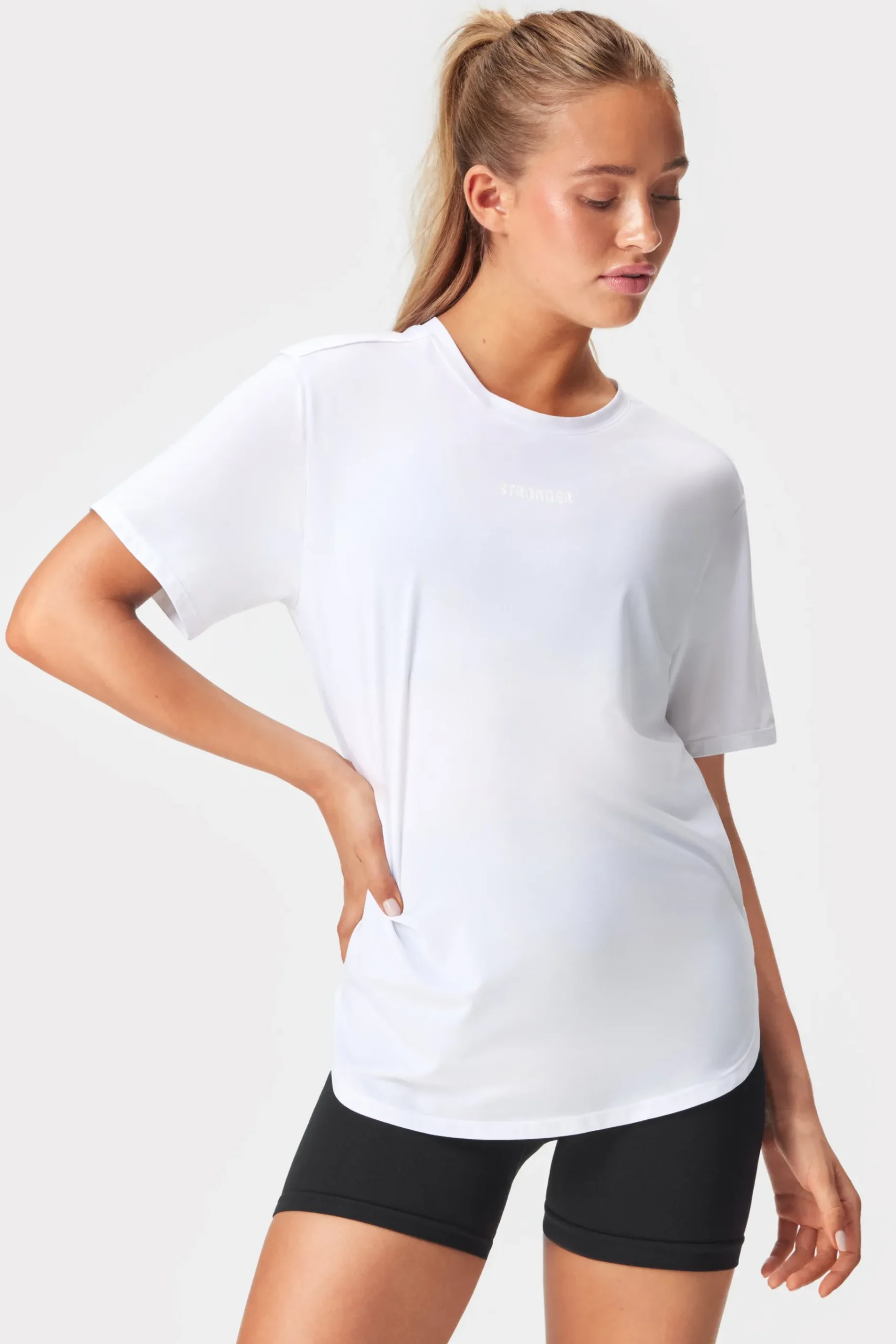 Clearance STRONGER Relaxed T-shirt White