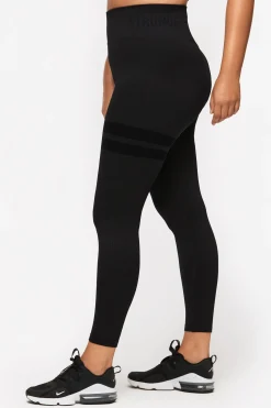 Hot STRONGER Rib Seamless Legging Black
