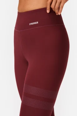 Sale STRONGER Signature 7/8 Legging Zinfandel