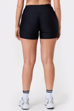 Discount STRONGER Signature Pocket Contouring Shorts Black