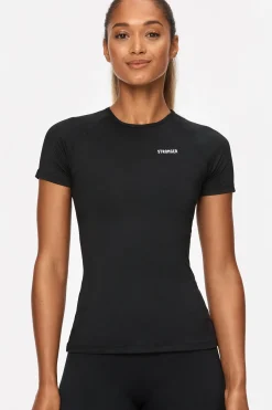 Online STRONGER Signature T-shirt Black