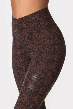 Sale STRONGER Sleek 7/8 Legging Dark Leopard