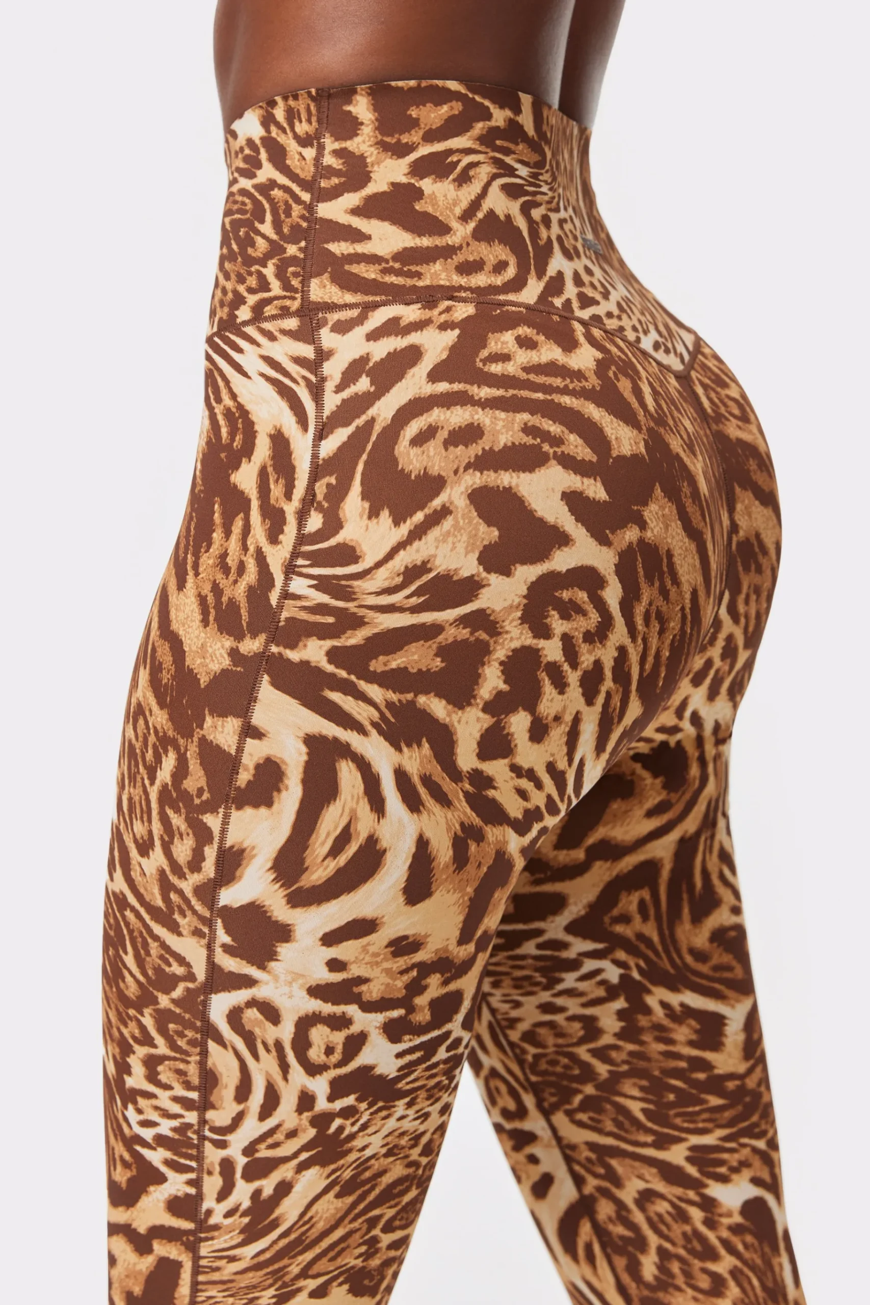 Sale STRONGER Sleek Legging Distorted Leopard Print