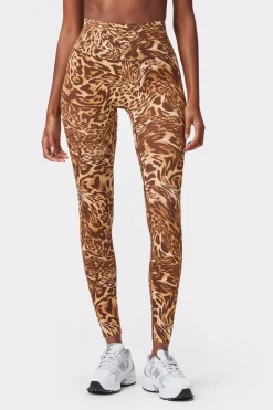 Sale STRONGER Sleek Legging Distorted Leopard Print