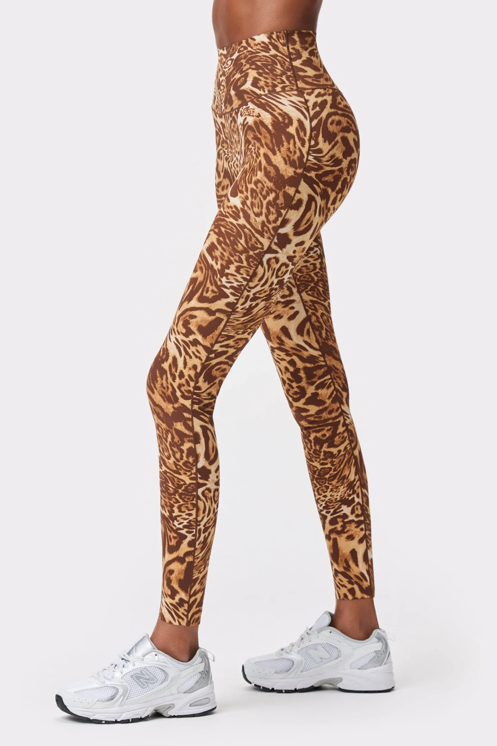 Sale STRONGER Sleek Legging Distorted Leopard Print