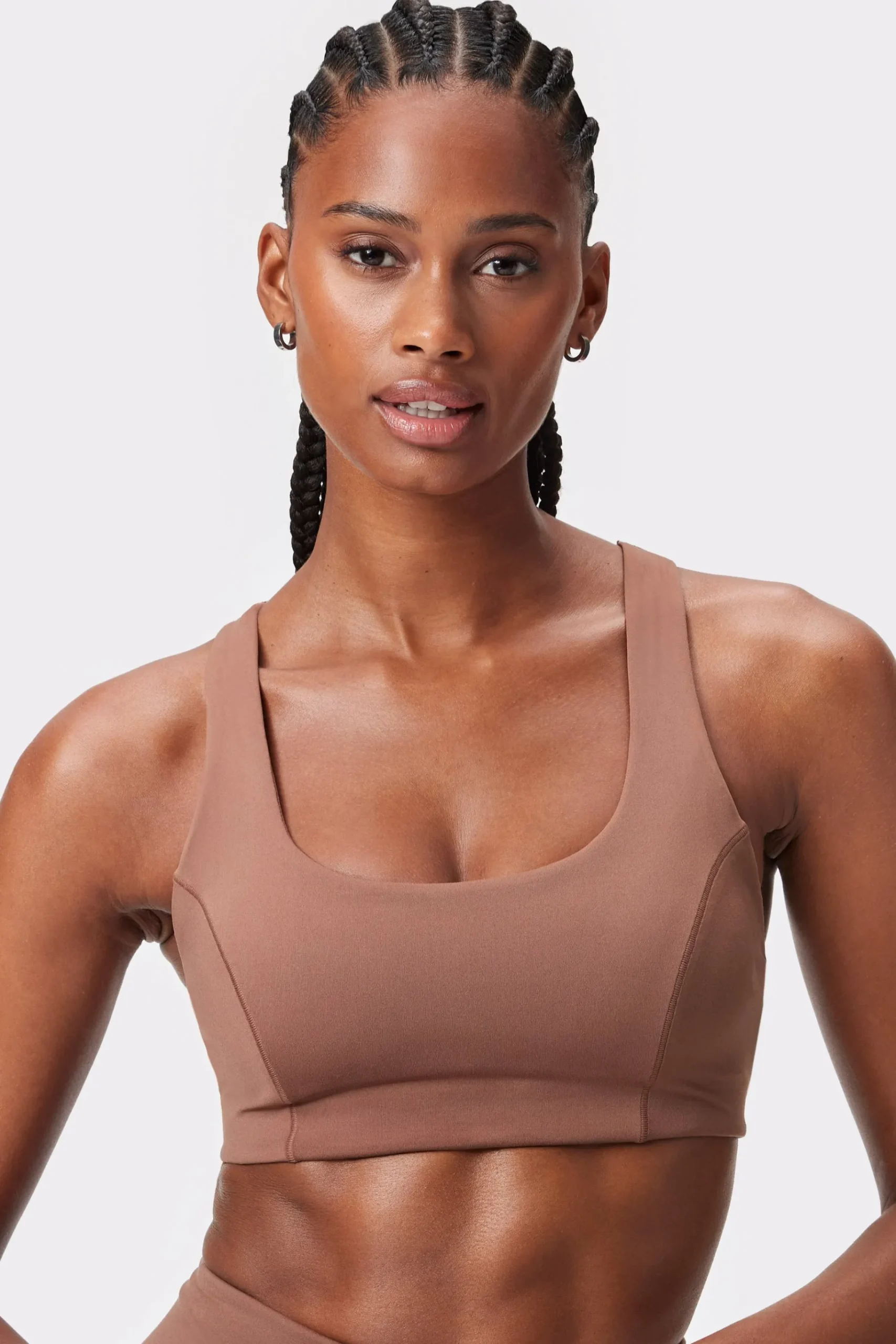 Sale STRONGER Soft Racerback Sport-bh Nutmeg