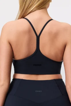 Hot STRONGER Soft Strappy Sport-bh Black