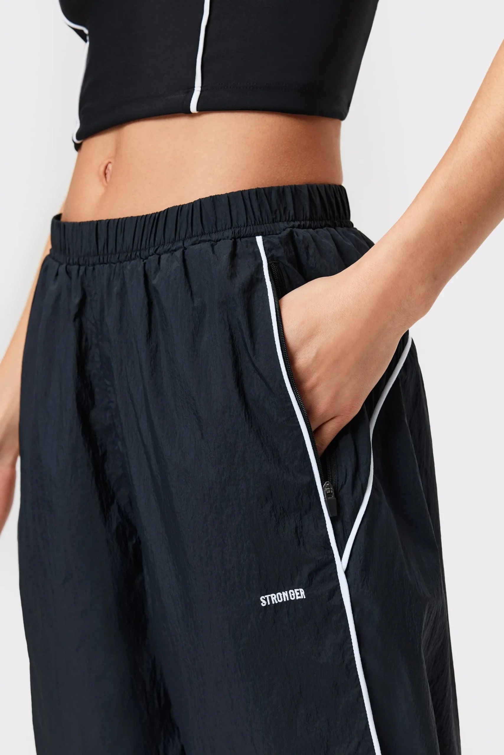 Best STRONGER Woven Pants Black